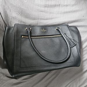 Black Leather Handbag